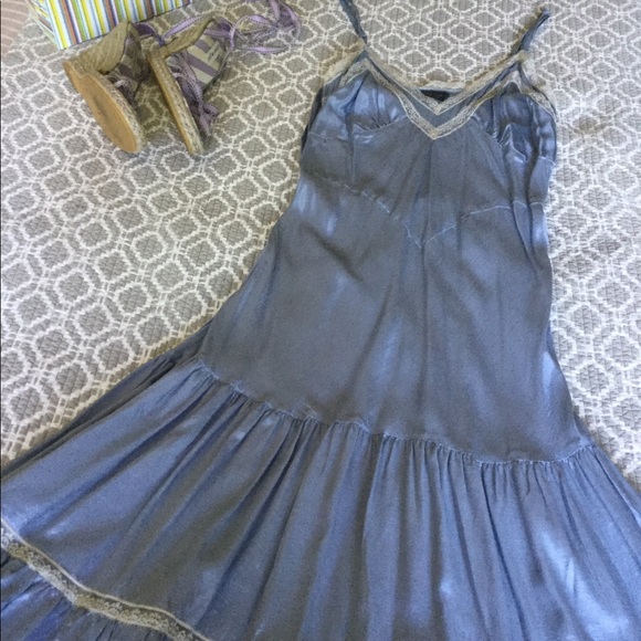 Day by Malene Birger Dresses & Skirts - Day by Malene Birger Perriwinkle silk slip dress